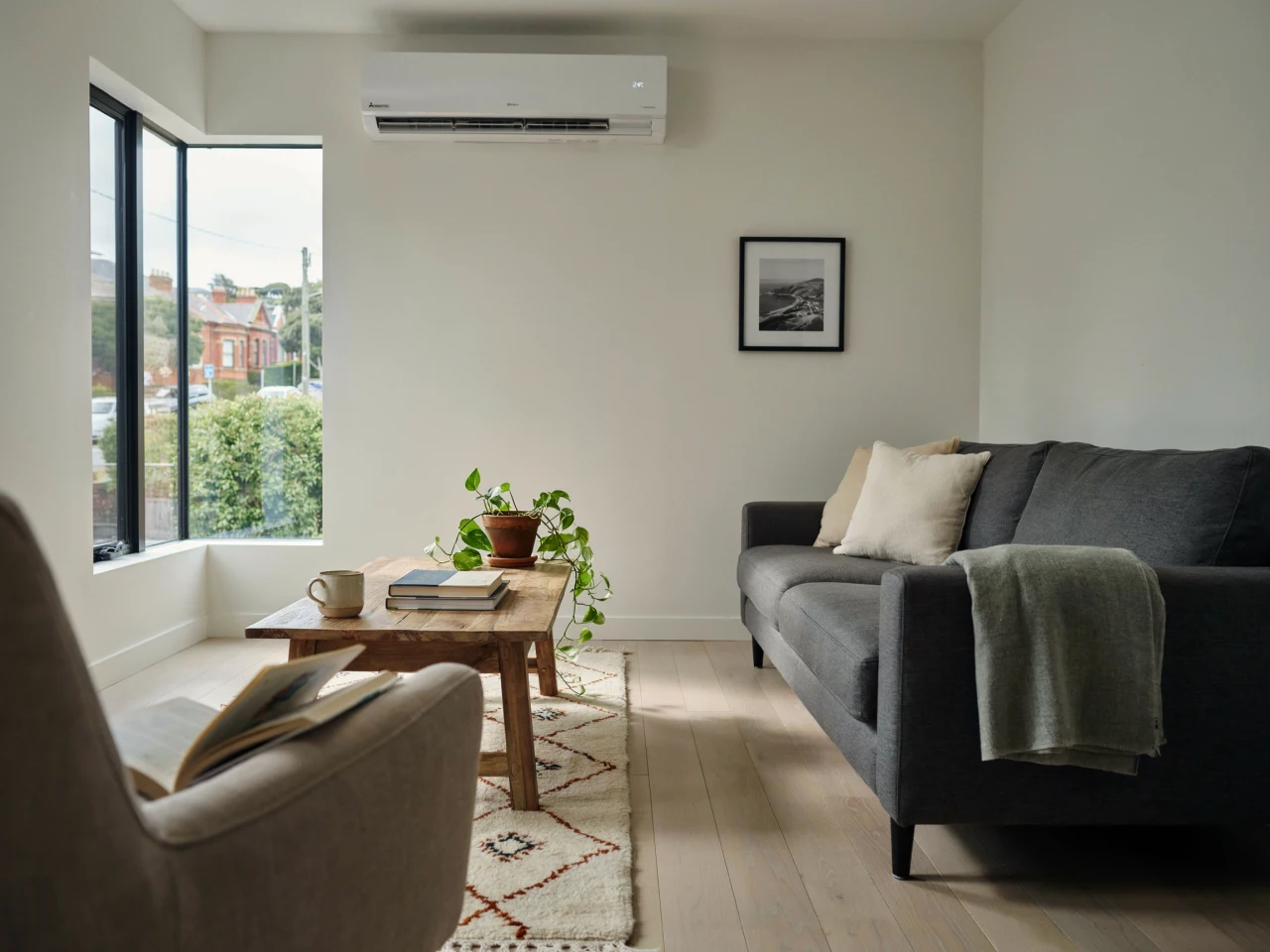 Air conditioning installation in a Dunedin home